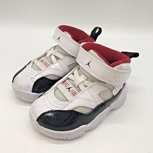 Nike Air Jordan Jumpman Two Trey (TD) Shoes 5C White/Black-Gym Red DQ8433-106